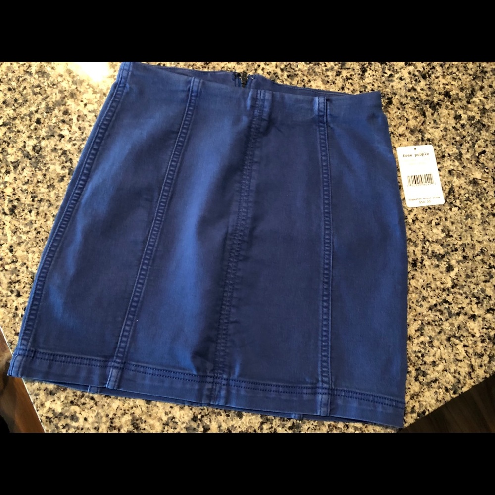 Blue skirt